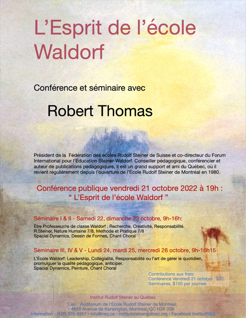 Affiche full Conférence de Robert Thomas